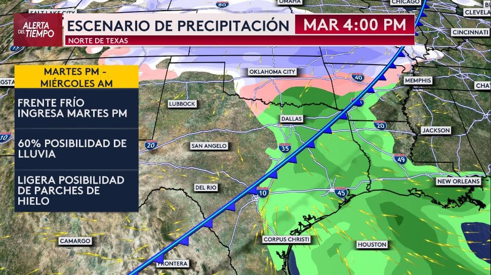 Durante la tarde del martes, 
<b>las lluvias se concentrarán al sureste de nuestra región</b>, con precipitaciones que irán de ligeras a moderadas. 
<b>No olvides tu paraguas y, por supuesto, tu abrigo. Mantente seco y seguro.</b>
