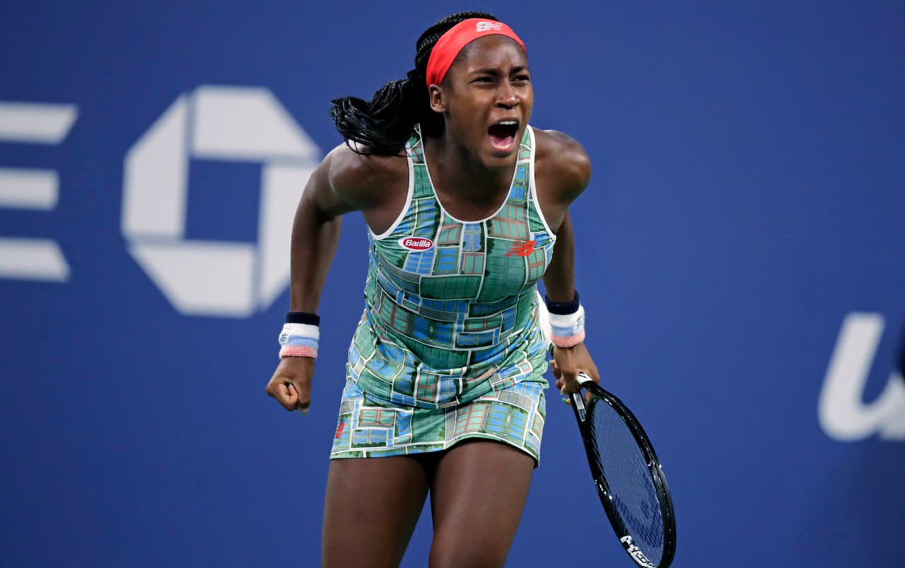 Durante el mismo torneo venció a la polaca Polona Hercog, recuperándose de un set abajo y un 5-2 en el segundo set, en una increíble remontada.