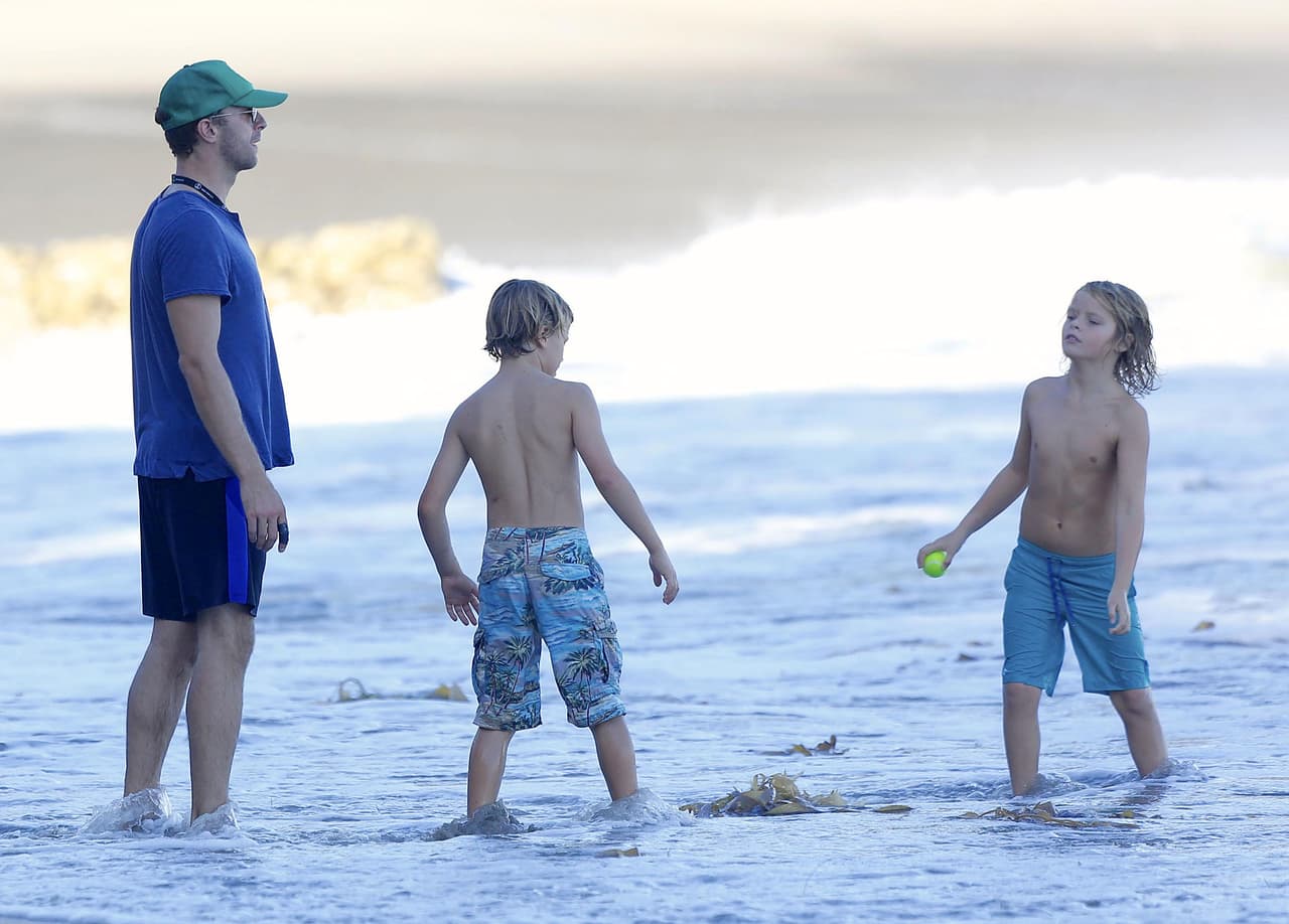 Después de un rato optaron por abandonar el mar para realizar otras actividades.