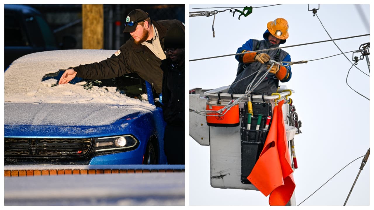 Hasta 8 pulgadas de nieve y apagones: lo que dejó la inusual tormenta invernal en su paso por Florida