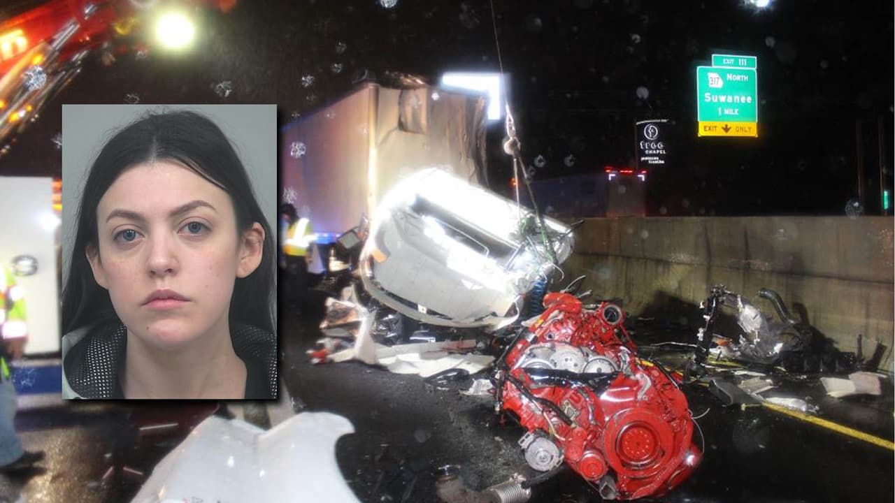 Dos muertos y una arrestada tras accidente sobre carretera I-85 en Gwinnett.