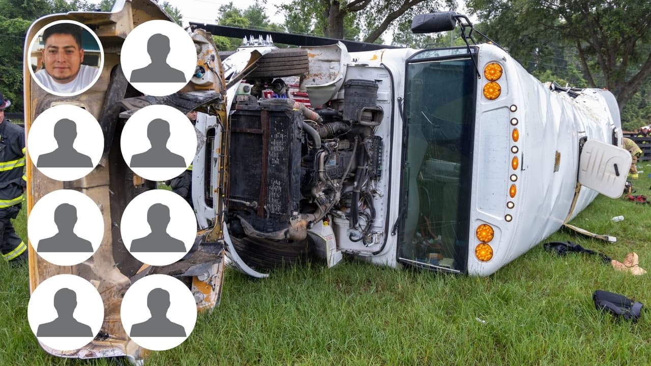 Trabajadores muertos en accidente de autobús en Florida eran mexicanos; esto es lo que se sabe