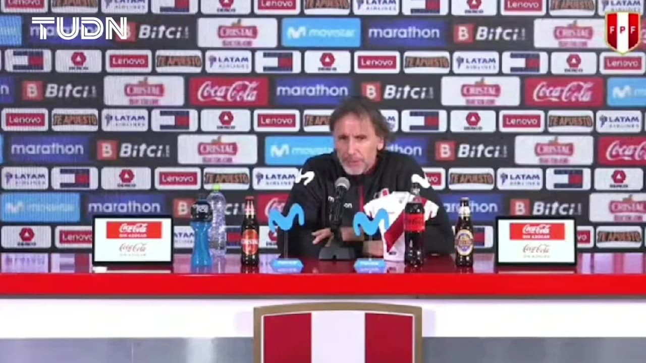 Ricardo Gareca, DT de Perú, responde al América sobre lesión de Pedro Aquino