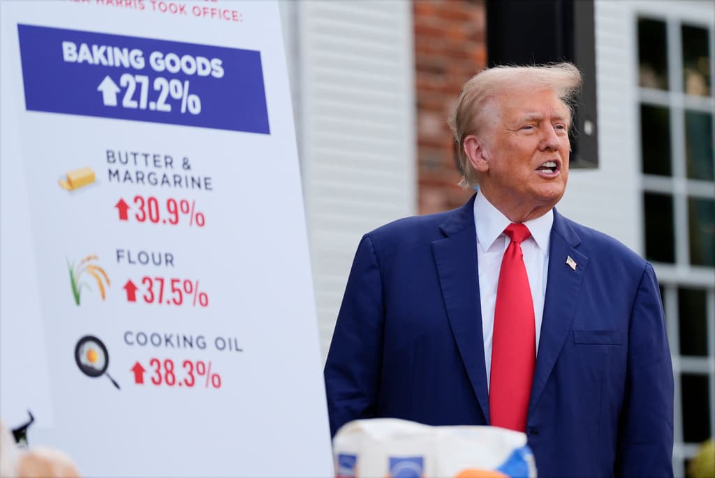 Por qué el principal desafío de Trump con los votantes en este año que comienza estará en los supermercados 