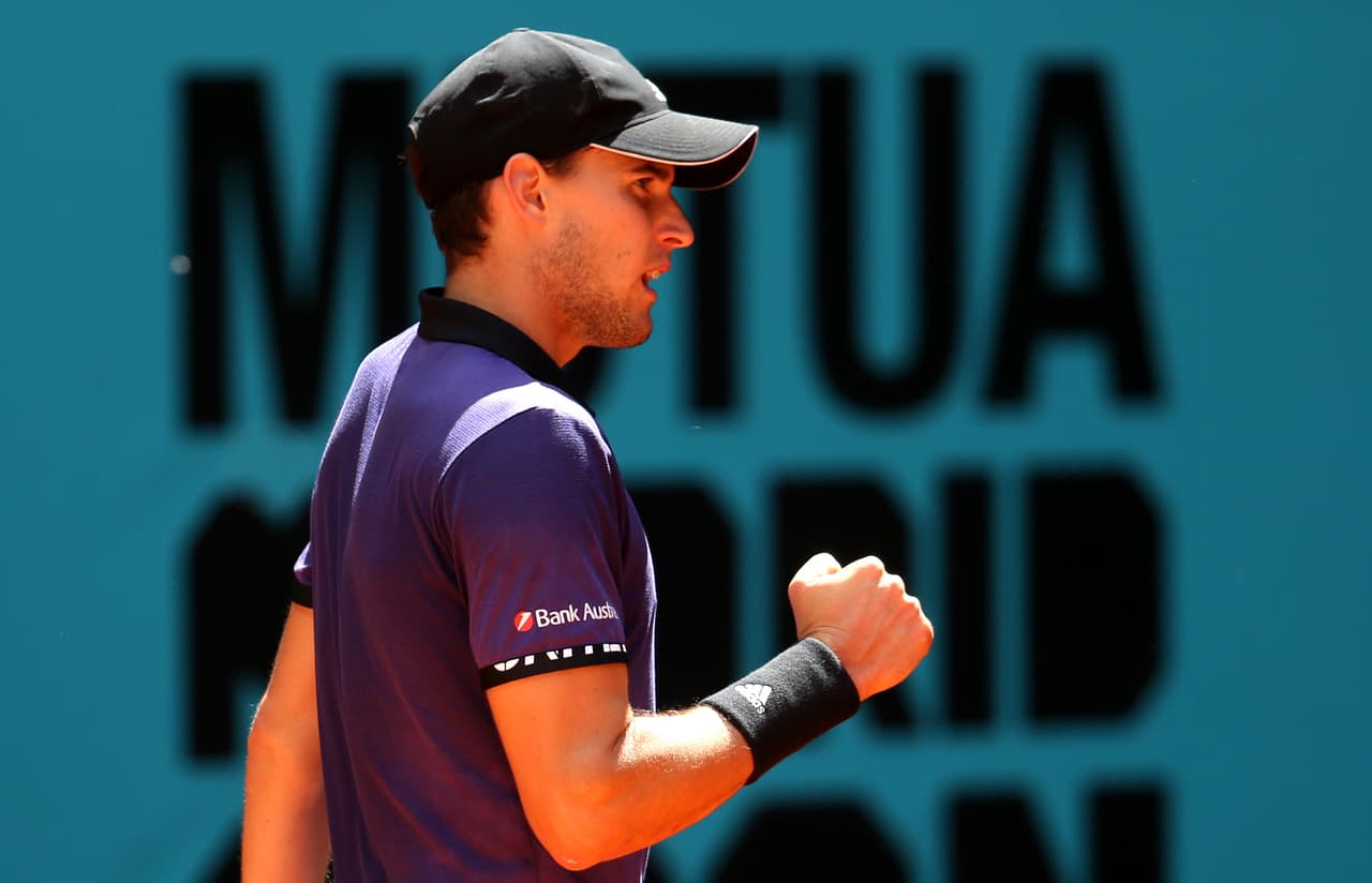 Thiem, finalista en Madrid las dos últimas ediciones, será el rival de Federer.