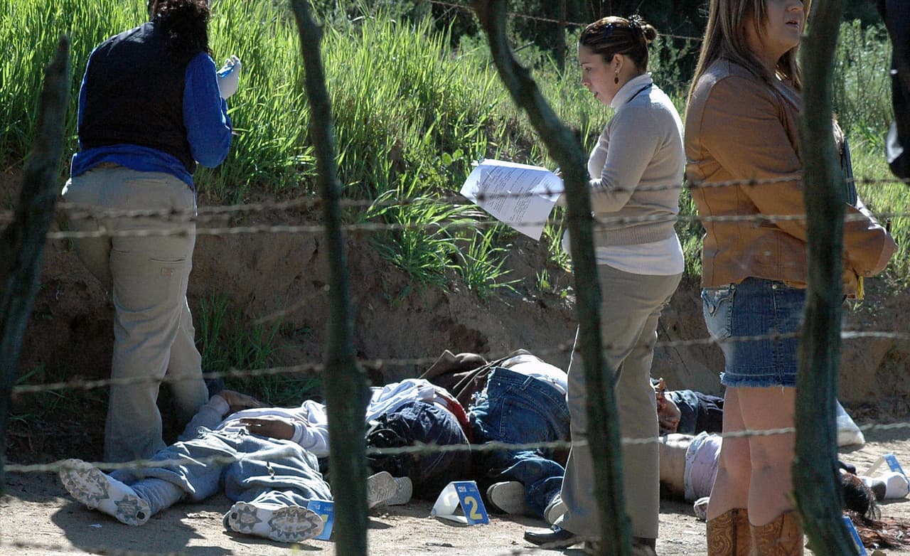 Los cadáveres eran regados en varios puntos de la ciudad.