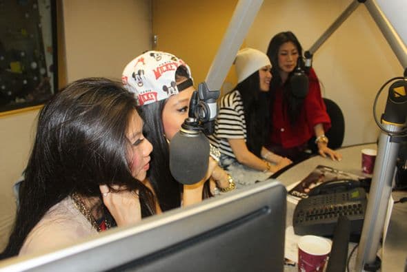 The Jazmin Sisters stopped by the Hot 105.7 studios to visit with Chuy Gomez. These ladies are TALENTED! Check out the pics here!