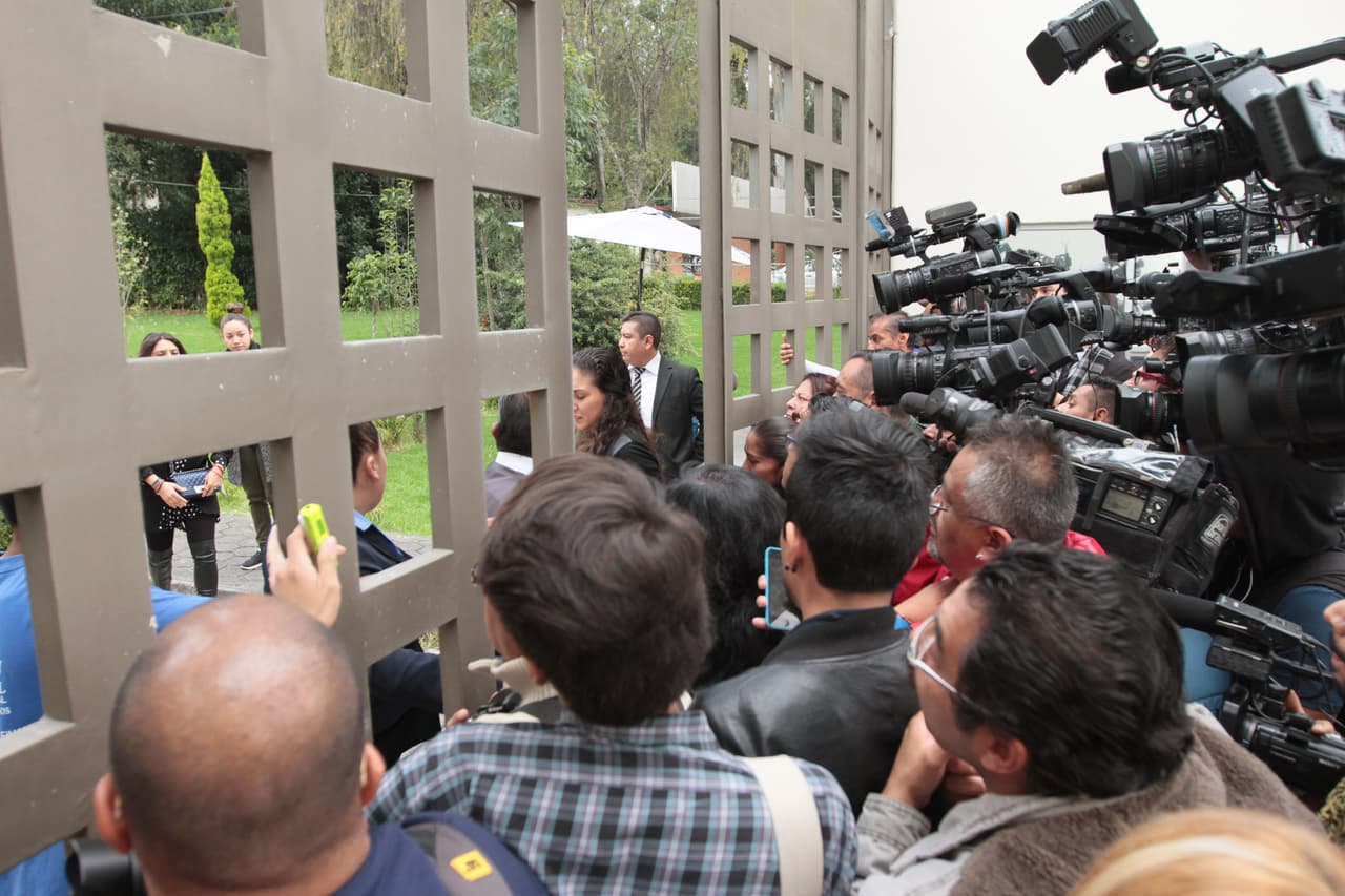 El cuerpo de Gonzalo Vega fue velado la noche del pasado lunes en el mausoleo 'San Ángel Memorial'.