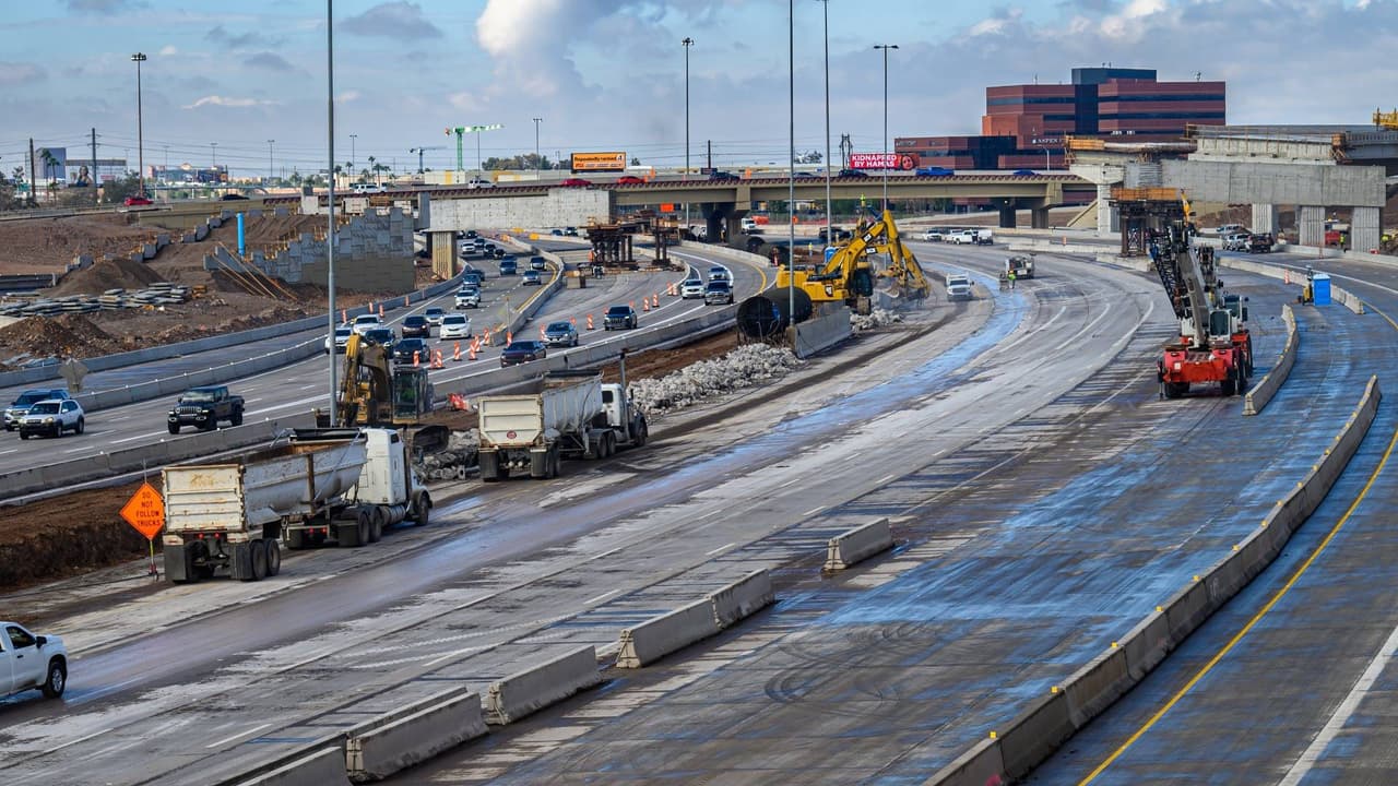 Cierres de calles para el área de Phoenix del 5 al 8 de enero
