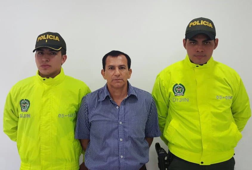 Capturan al jefe de 'Los pelusos', una de las mayores bandas narcotraficantes de Colombia