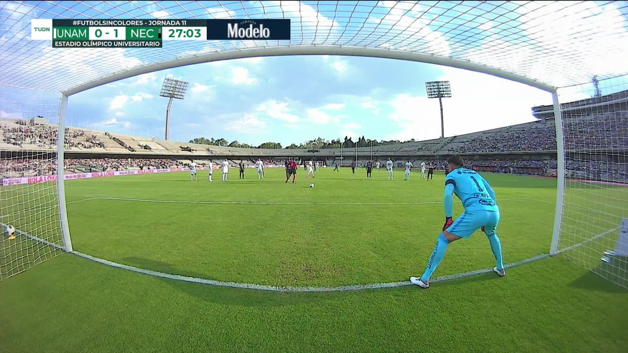 ¡GOOOL! Rodrigo Aguirre anota para Necaxa.