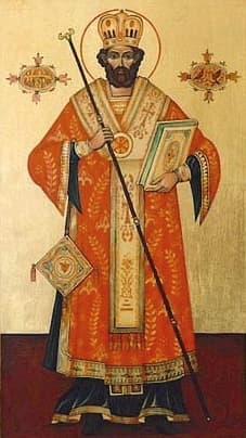 Mientras Valentín esperaba en prisión su tormento, conoció a la hija del juez de la prisión, quien era ciega, y pronto quedó prendado con la chica y su historia. El sacerdote, por medio de oraciones, pidió a Dios que la joven tuviera la dicha de poder ver.