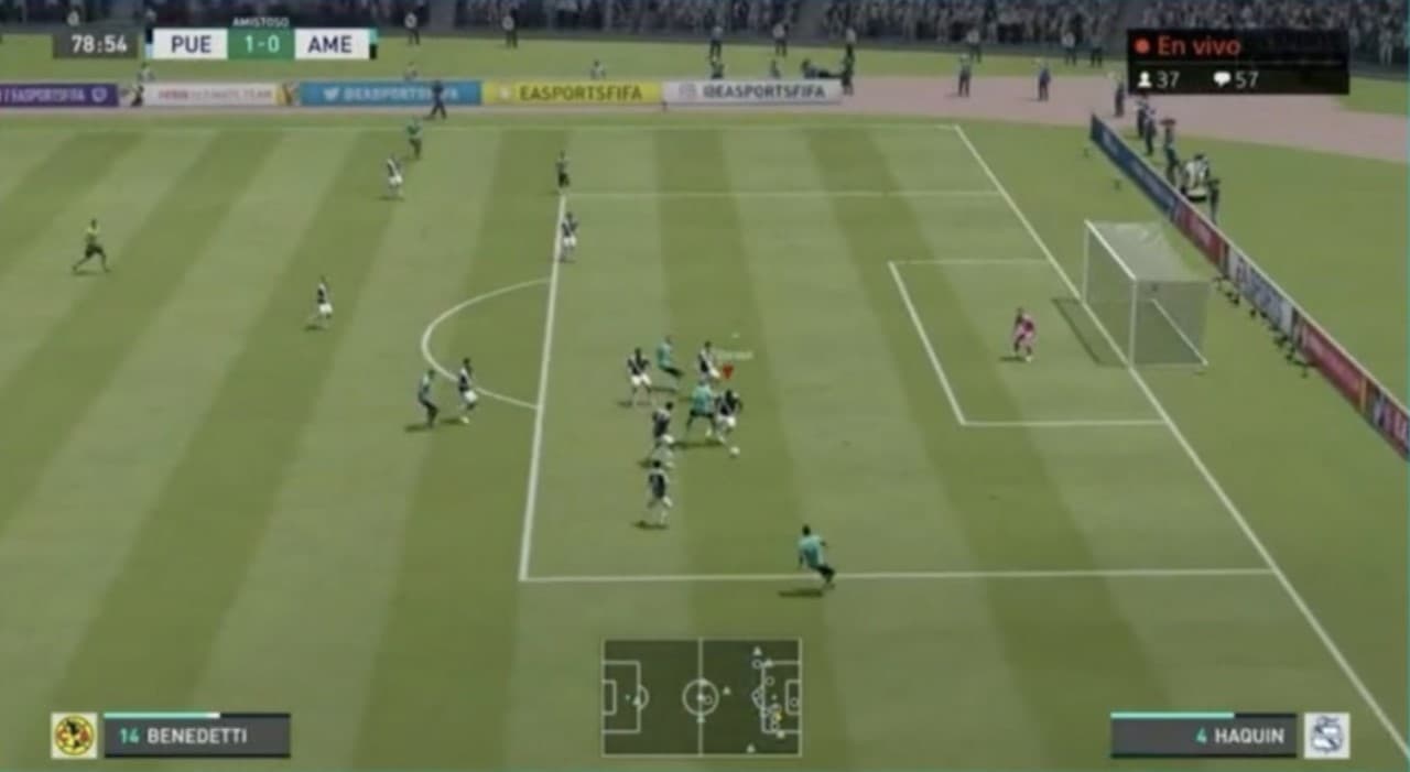 Con un Hat Trick del representante del Puebla Santiago Ormeño, Puebla golea y se queda con los tres puntos en su debut de la eLiga.