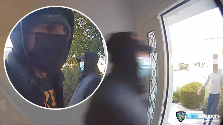 Video: Se disfrazan de policías y entran a robar a mano armada un hogar del Bronx