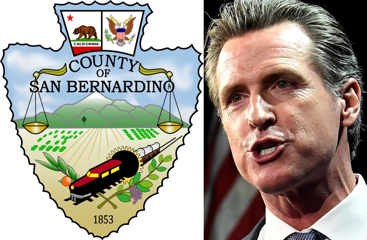 San Bernardino demanda a Newsom contra los cierres durante lo peor del coronavirus 