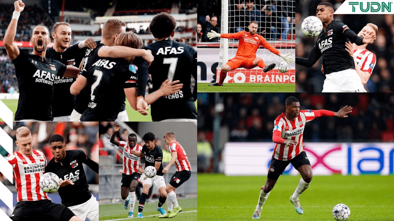 El AZ Alkmaar golea al PSV de Erick Gutierrez 4-0 en casa.