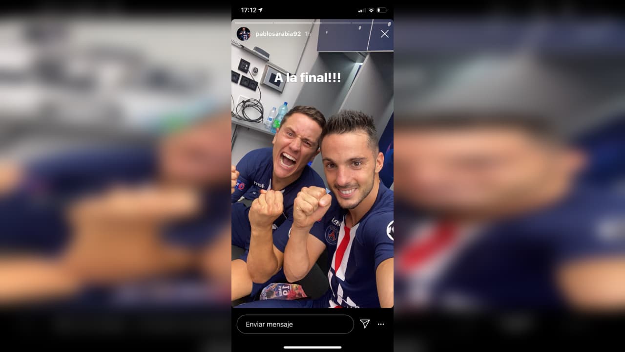 Asi celebraron los jugadores del Paris Saint Germain tras conseguir el hist´orico pase a la final del torneo de clubes más prestigioso del mundo.