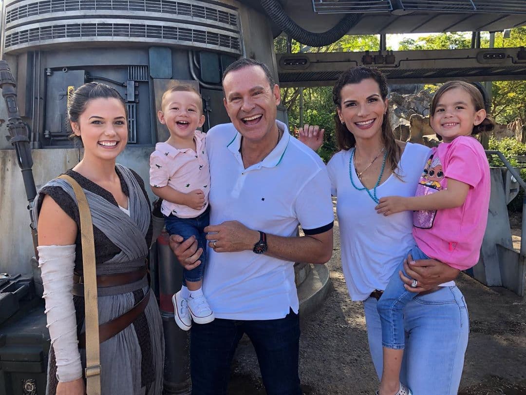 En la divertida visita se encontraron con Rey, uno de los personajes favoritos de los fanáticos de la aclamada cinta.