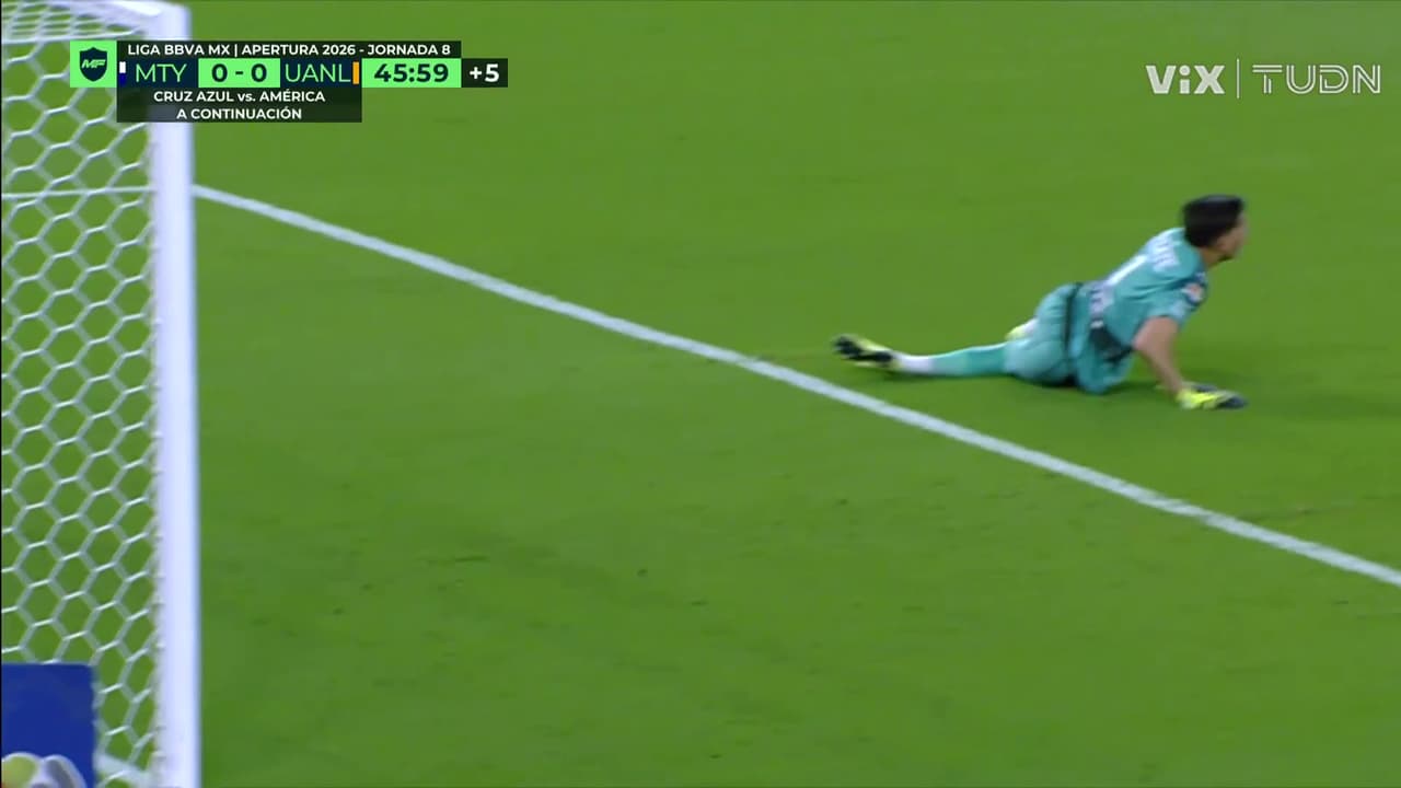 ¡Mega atajadón de Andrada! 'La Sabandija' mantiene el empate