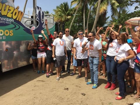 Univision Puerto Rico llevó la fiesta a Punta Santiago y Tropical Beach.