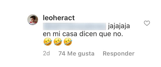 Con buen humor, el niño respondió: "Ja ja ja, 
<b><a href="https://www.univision.com/local/puerto-rico-wlii/leonardo-herrera-habla-de-su-participacion-en-la-telenovela-te-doy-la-vida-video" target="_blank">en mi casa dicen que no</a></b>". 
<br>