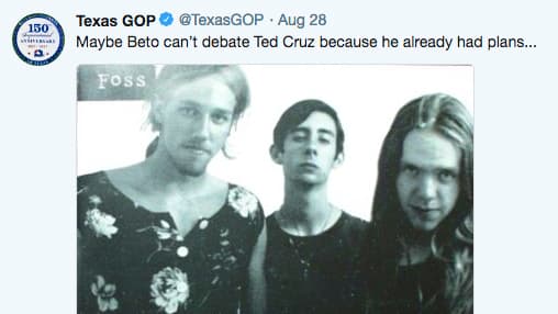 Republicanos intentan desprestigiar a Beto O’Rourke por su pasado punk y la gente responde: "Ahora nos gusta más"