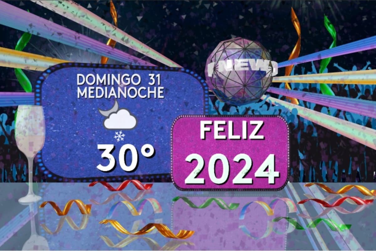 Busquen la vestimenta adecuada para recibir al año nuevo bien abrigados, pues las temperaturas a la medianoche estarán en el punto de congelación. El tiempo para la siguiente semana posiblemente se mantenga igual de frío.