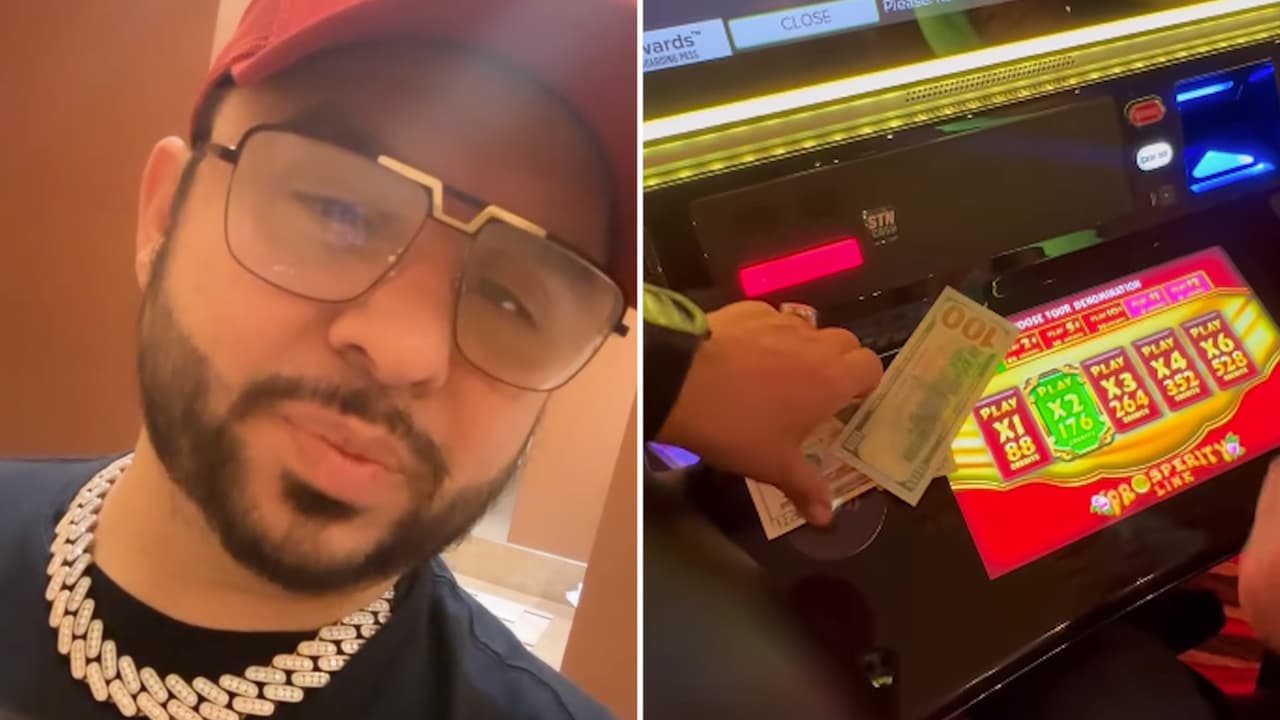 La suerte abandonó a Larry Hernández en el casino: mostró en tiempo real todo el dinero que perdió