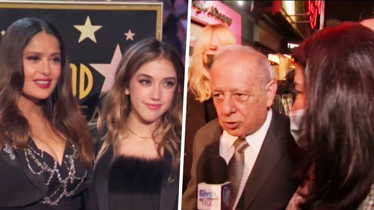 Papá e hija de Salma Hayek hablan para El Gordo y La Flaca sobre la estrella de la actriz en Hollywood
