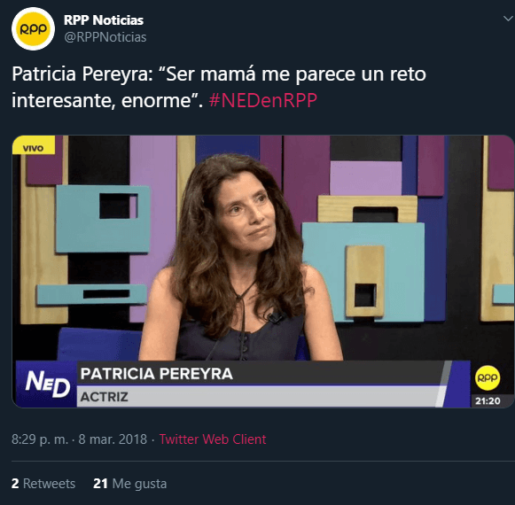 La actriz ha declarado en más de una ocasión que no extraña ser actriz de televisión porque ahora está interesada en seguir su camino en el ámbito cultural y dedicar la mayor parte de su tiempo a su pareja y a su hija, así lo afirmó para el programa 'No culpes a la noche' en 2012.