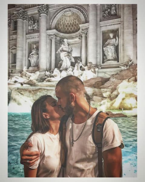 Laura Carmine y Roberto Romano derrochan amor en Italia