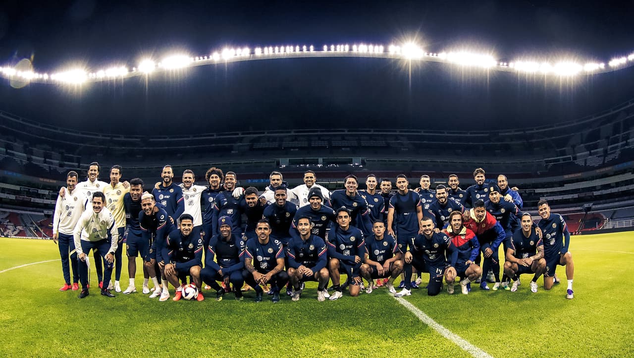 Santiago Solari pisa el césped del Azteca como DT del América