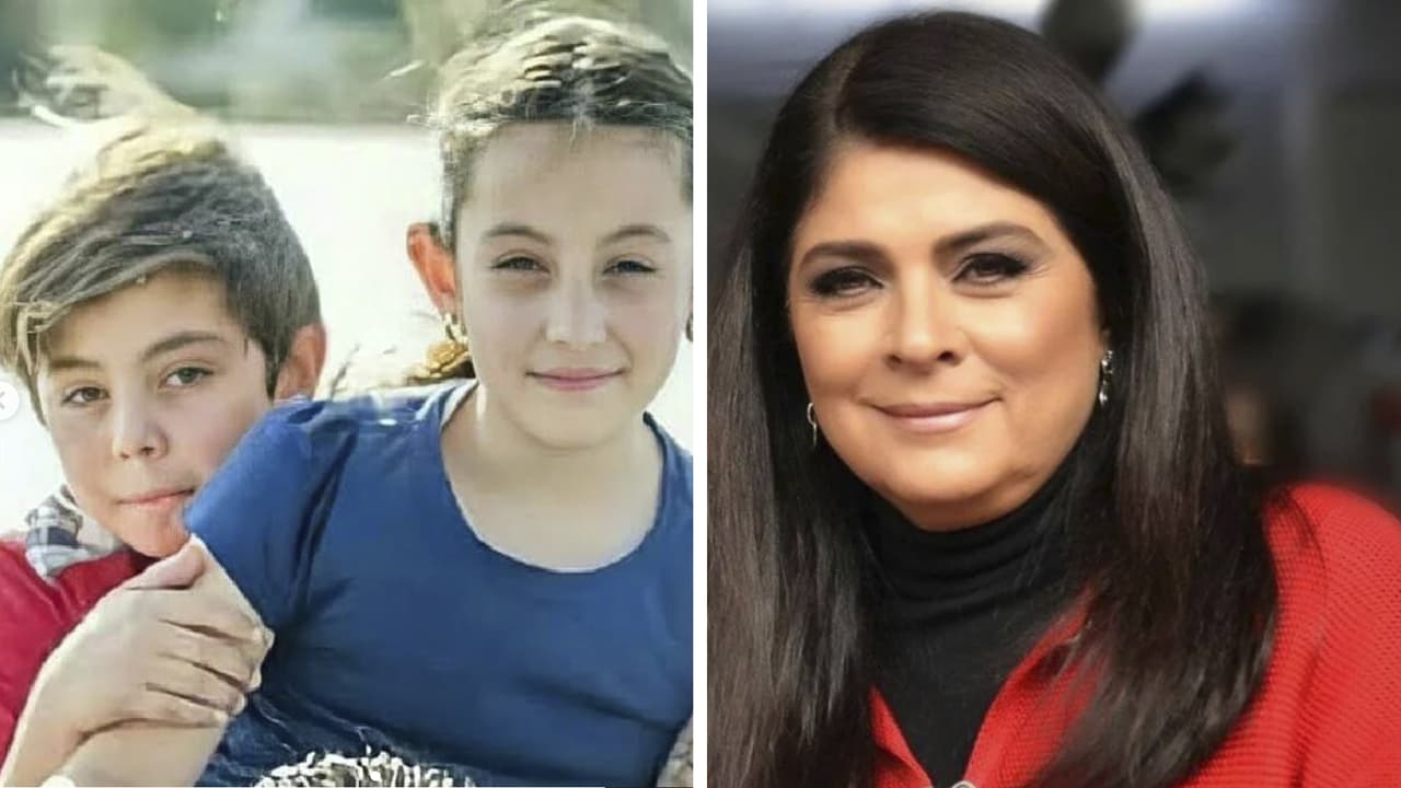 Victoria Ruffo presumió a sus mellizos, ya son jóvenes mayores de edad
