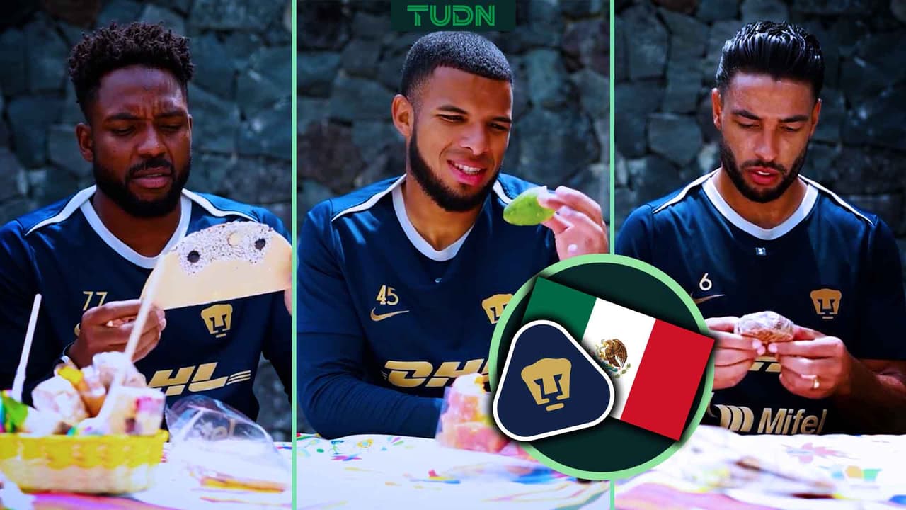 Jugadores de Pumas prueban dulces mexicanos y sus reacciones son únicas