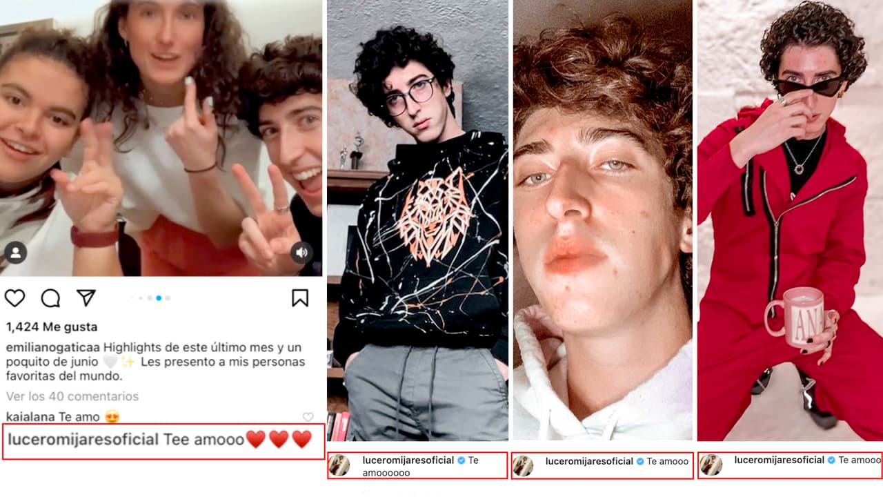 Estos son los mensajes que Lucerito Mijares le ha dejado a Emiliano Gatica desde julio pasado.