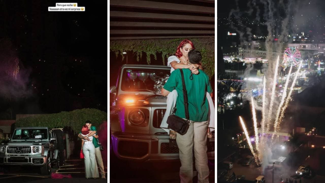 Eduin Caz le obsequió un lujoso automóvil a Daisy Anahy.