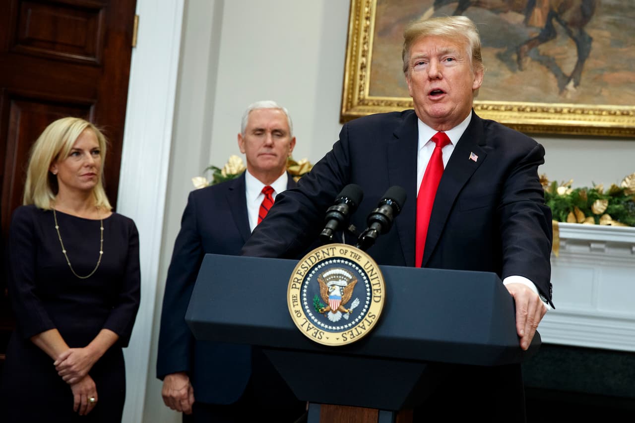 Trump envía a Pence y Nielsen como emisarios a Centroamérica para que expliquen la política de 'tolerancia cero'