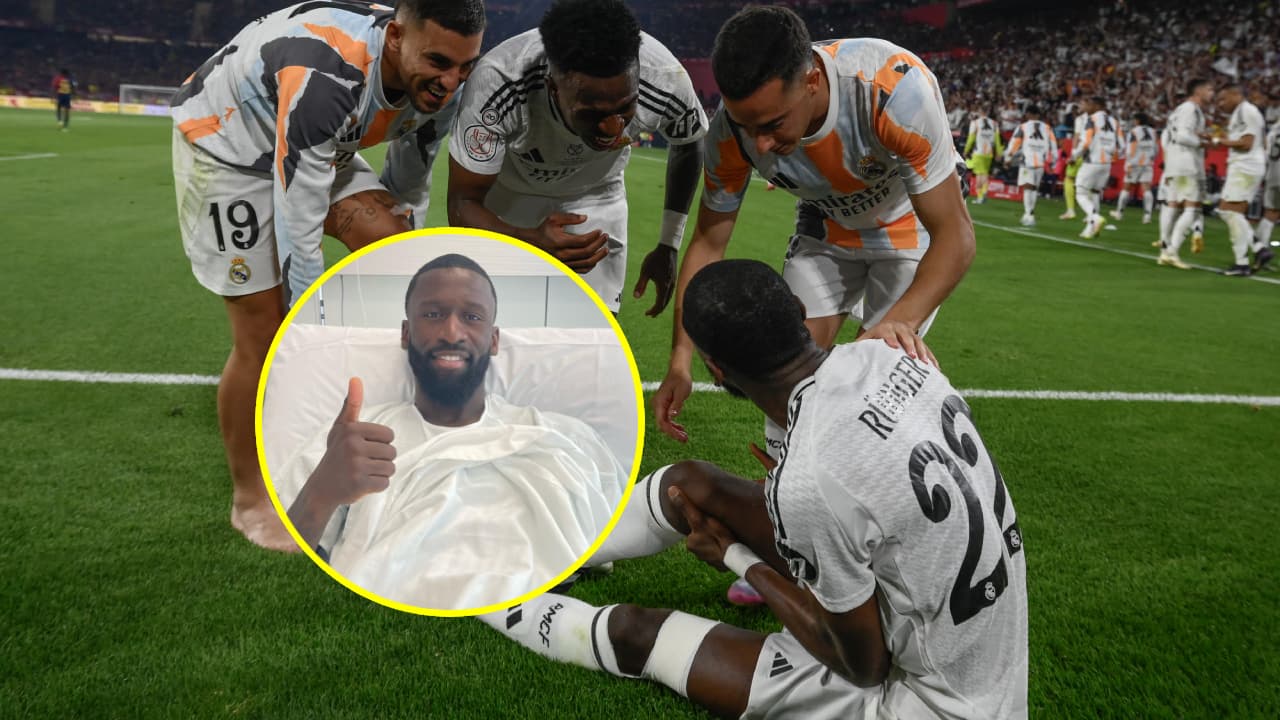 Rüdiger se opera tras jugar lesionado siete meses en el Real Madrid