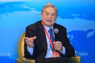 El multimillonario estadounidense de origen húngaro, George Soros.