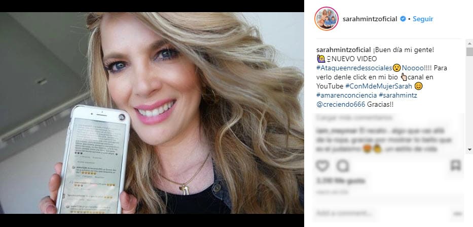 Ese comentario despertó el interés de la actriz, quien le contestó a través de un 
<a href="https://www.youtube.com/watch?v=9awU3XDV3gI&feature=youtu.be">video en su canal de YouTube.</a>