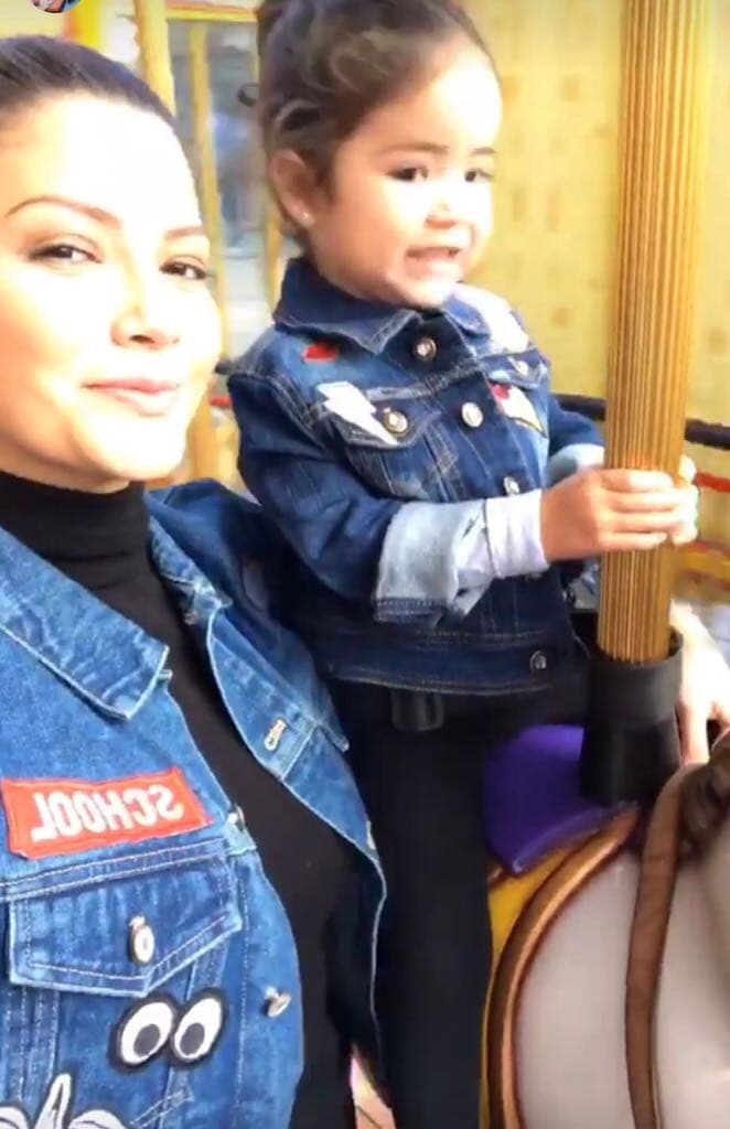 Giulietta aún es muy pequeñita pero el amor que le da a su mami es su mayor regalo.