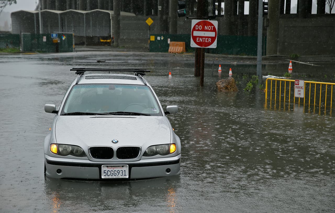 Inundaciones en Mill Valley, California.
