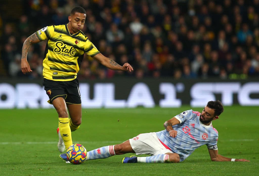 Joshua King, Ismaila Sarr, Joao Pedro y Emmanuek Dennis son los encargados de prolongar la pesadilla del United tras la victoria 4-1 del Watford sobre e Manchester United.
