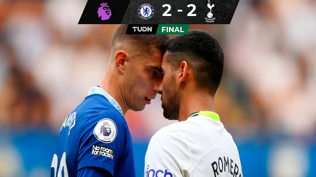 ¡Juegazo en Stamford Bridge! Chelsea y Tottenham empatan en el derbi