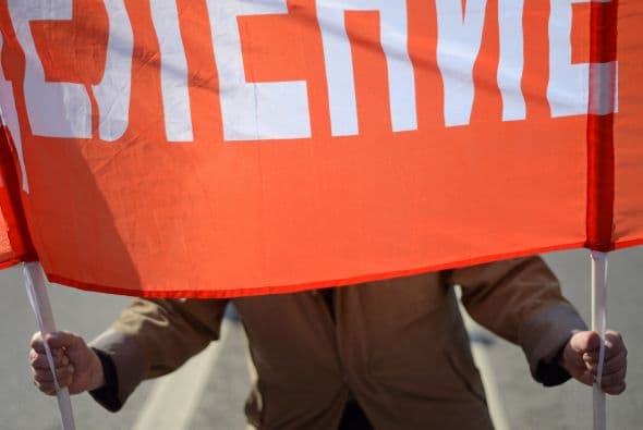 Los manifestantes rusos recuperaron la Plaza Roja.