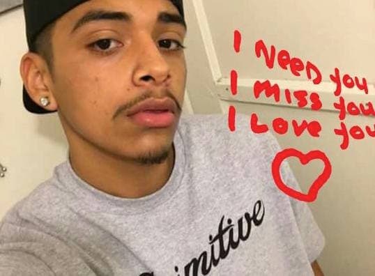 Miguel Pineda, de 19 años, murió cuando iba a una carrera callejera