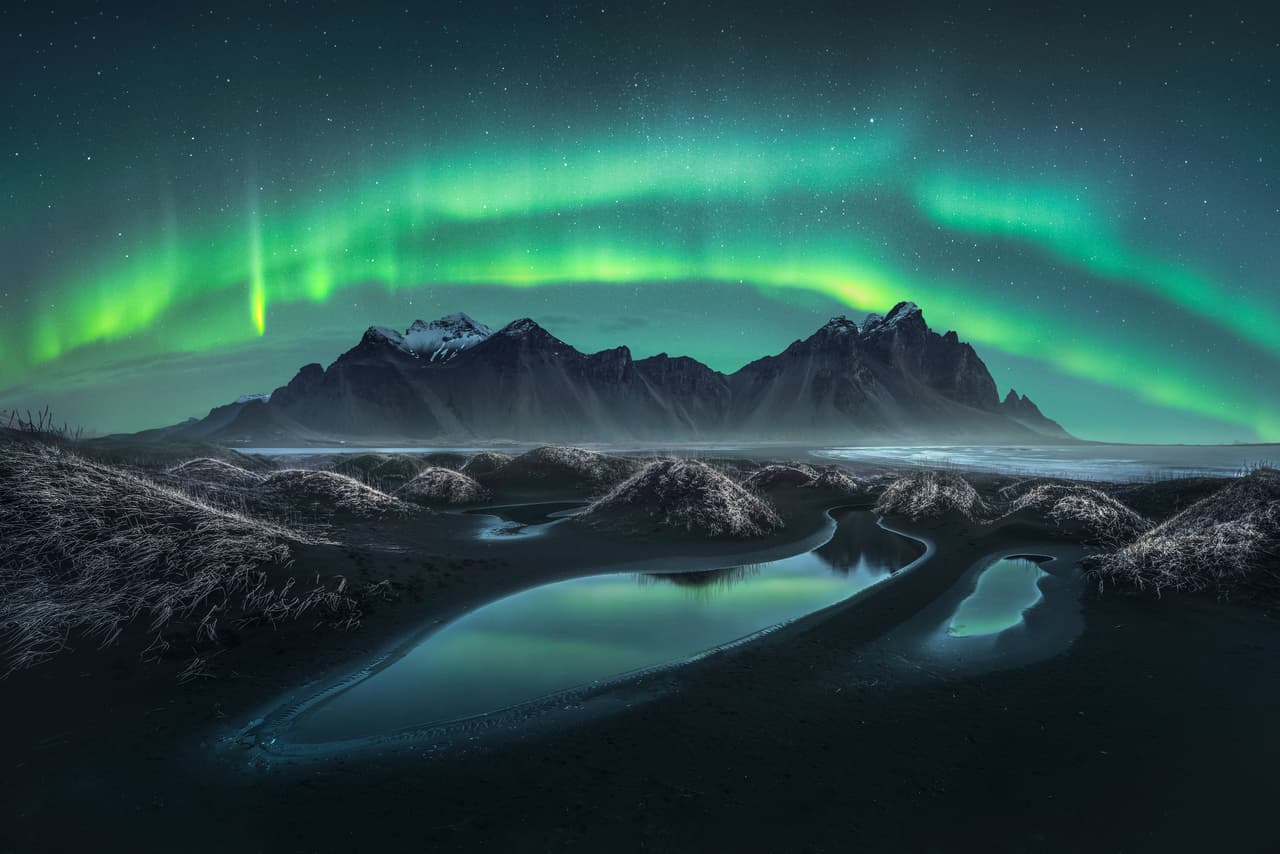 Vestrahorn, Islandia.
<br>
