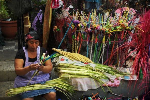 En éste se recuerda la entrada de Jesús a Jerusalén en la que el pueblo lo alaba como rey con cantos y palmas.