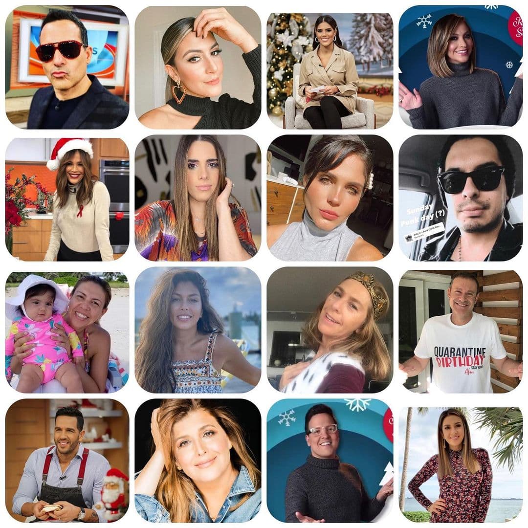 También expresó con este collage lo mucho que extraña a sus compañeros de trabajo. Pero desde aquí le decimos que es recíproco, pero pronto nos veremos.