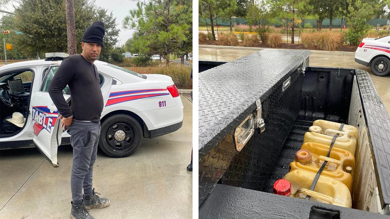 El sospechoso de quien no dieron a conocer su nombre fue llevado a la cárcel del condado Harris.